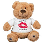 Personalized Hugs and Kisses Teddy Bear